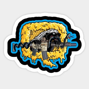 Q Honey Badger Sticker